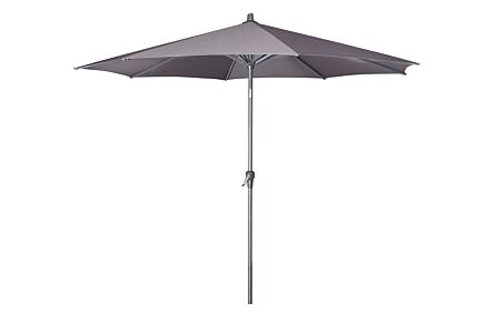 Platinum Riva 3M Table Parasol - Grey with 40kg Wheeled Granite Base-18-119-GY-18-123 1