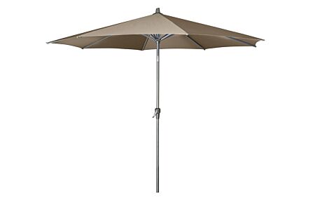 Platinum Riva 3M Table Parasol - Taupe with 40kg Wheeled Granite Base-18-119-TA-18-123 1