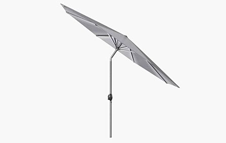 Platinum Glow Defender 3m Round Luna Grey Centre Pole Parasol-18-188-LG 1