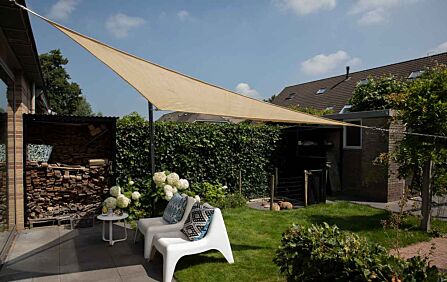 Shade Sail - 3.6m Triangle Off White 1