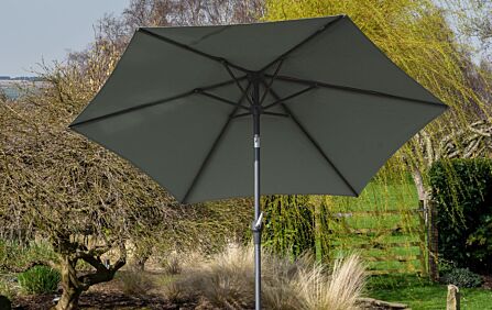 Platinum Riva Olive 2.5mt Parasol & 40kg Wheeled Base-18-118-OL-18-123 1