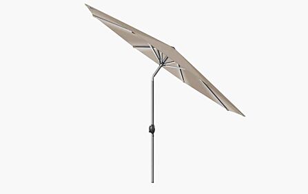 Platinum Glow Defender 3m Round Taupe Centre Pole Parasol-18-188-TA 1