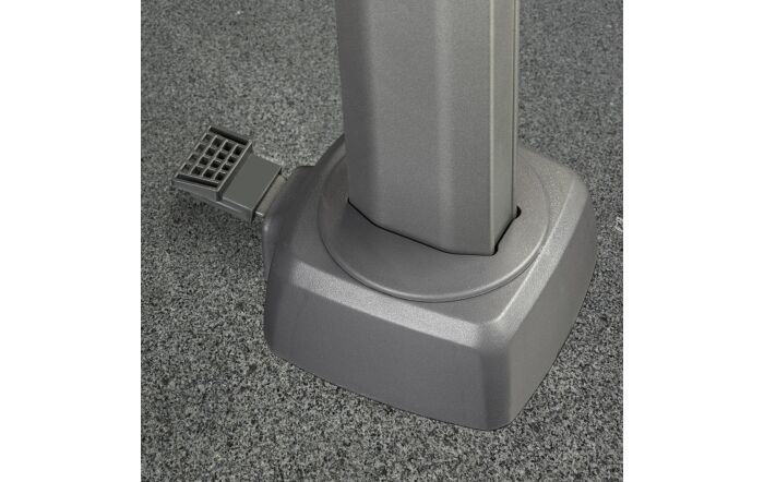 Platinum Glow Challenger T2 Square 3m Premium Lush Green Free Arm Parasol-18-190-LU