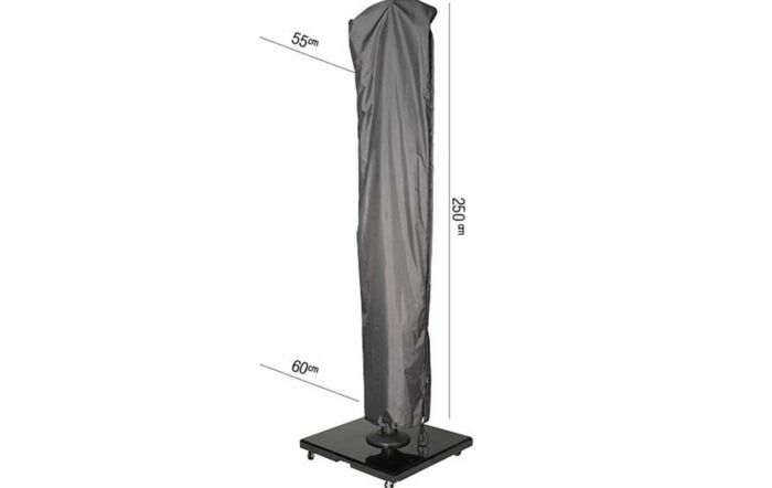 AeroCover Free Arm Parasol Cover H250 x D55/60cm-18-c-7970 1