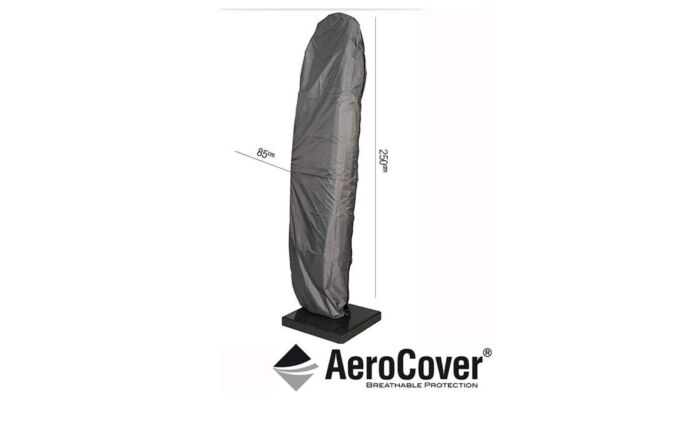 AeroCover Free Arm Parasol Cover H250 x D85cm-18-C-7972 1