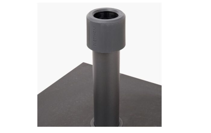 Platinum 40kg Wheeled Black Granite Parasol Base-18-123