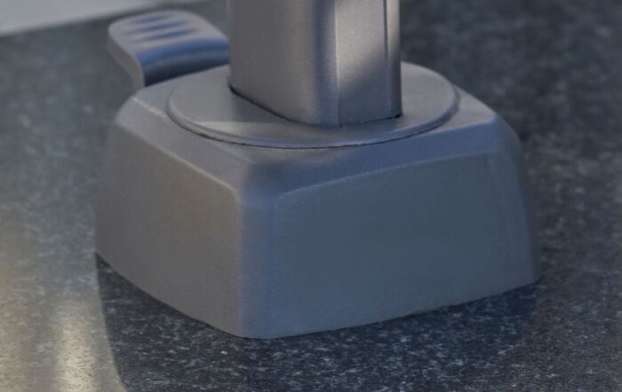 Platinum Ancona Anthracite Round Edge Granite 120kg Wheeled Parasol Base-18-202