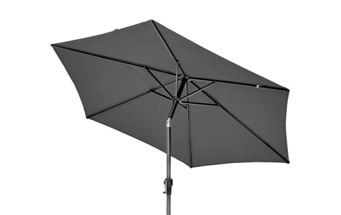 Platinum Riva Anthracite 2.5mt Parasol And 40kg Wheeled Base-18-118-GY&18-123