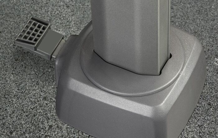 Platinum Voyager T1 Round 3mt Champagne Free Arm Parasol-18-303-CH & 18-125