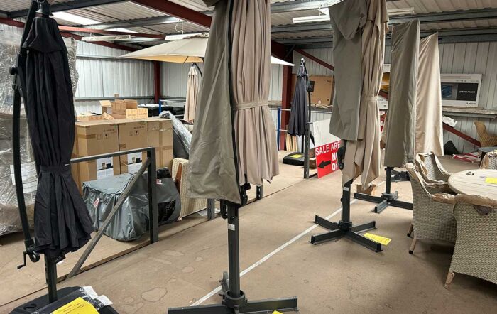 Clearance Cantilever Parasols - Wakefield Showroom-Clearance Cantilever Parasols - Wakefield Showroom