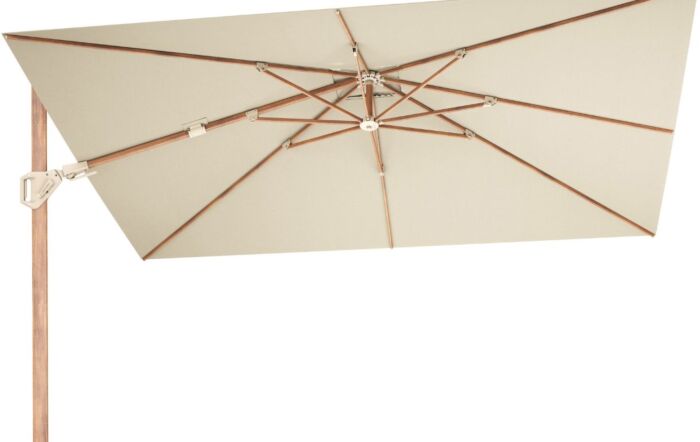 Platinum Challenger Premium T2 2.6 X 3.5m Champagne/Teak & Venezia 90kg Base With 30kg Add On Weight-18-308-CH-TK-18-198-18-200