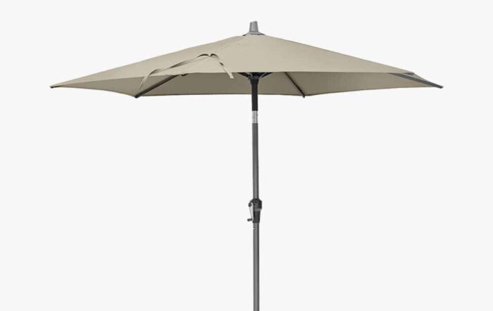Platinum Riva Champagne 2.5mt Parasol And 40kg Sandstone Base-18-111-CH&18-300 1
