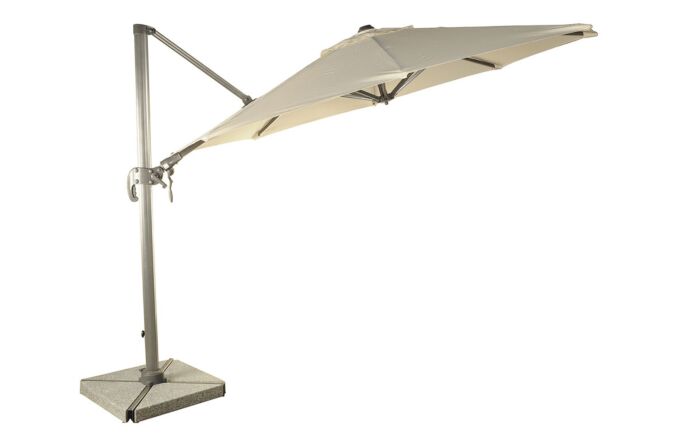 Bramblecrest Chichester 3M Round Cantilever Parasol - Granite Base and Free Cover-X16PG30R01-2