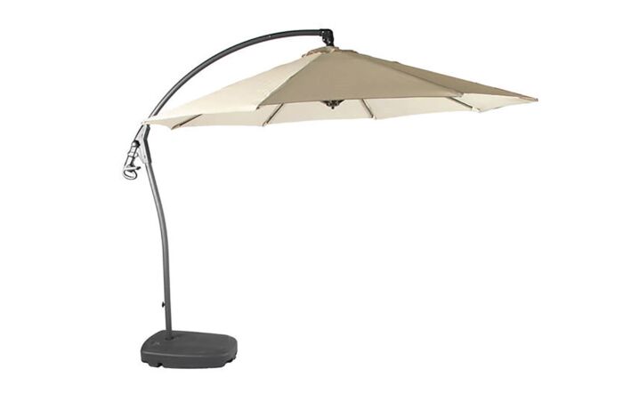 Bramblecrest Gloucester 3 Metre Round Cantilever Parasol - Sand - with FREE Cover-X16PP30R001