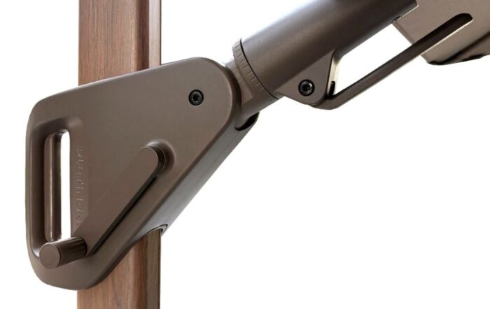 Platinum Nexus T2 Premium 3mt Mocha/Havana Taupe Free Arm Parasol With Venezia Ceramic 90kg Wheeled Base-18-307-MO-HV 18-198