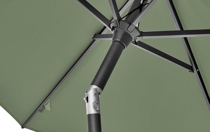 Platinum 2.5m Round Parasol - Olive-18-118-OL