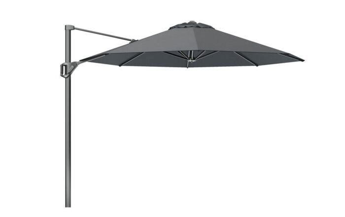 Platinum Voyager T1 3m Round Anthracite Parasol - Includes 90kg Granite Base-18-303-GY