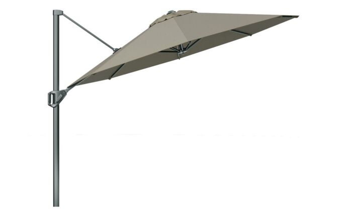 Platinum Voyager T1 3m Round Taupe Parasol & 90kg Granite Base-18-303-TA