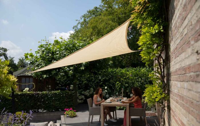 Platinum 5m Triangle Shade Sail Off-White