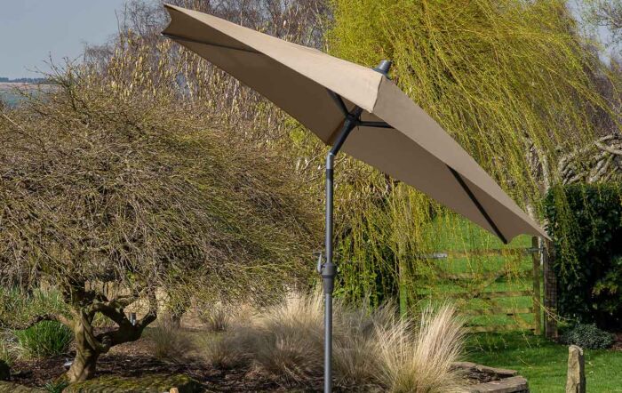 Platinum Riva 2.5M Table Parasol - Taupe-18-118-TA