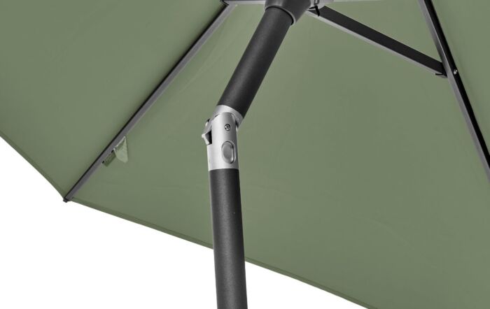 Platinum Riva Olive 2.5mt Parasol & 40kg Wheeled Base-18-118-OL-18-123