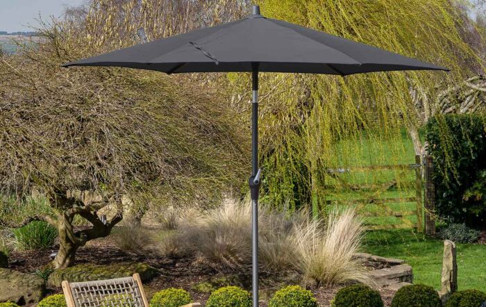 Platinum Riva Parasol - Grey 2.5 Metre-18-118-GY 1