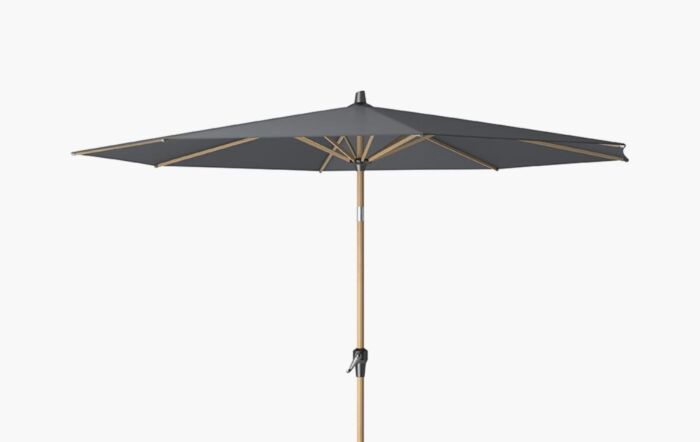 Platinum Riva 3mt Teak Anthracite Parasol-18-192-GY-1