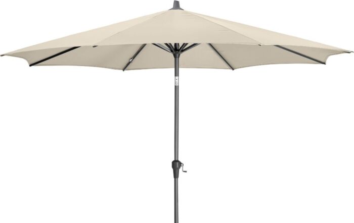 Platinum Riva Champagne 3.5mt Parasol And Sandstone Wheeled Base-18-120-CH & 18-300-SA