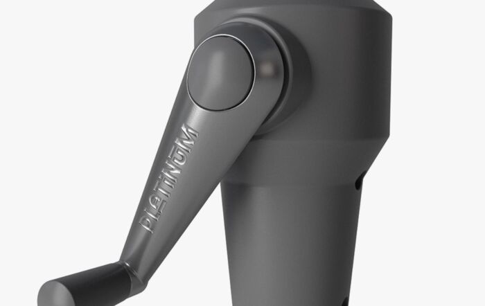 Platinum Riva Teak Round 3m Champagne Parasol-18-192-CH