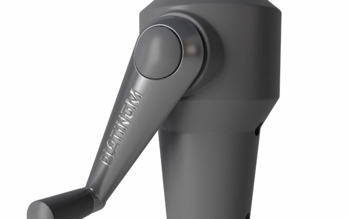 Platinum Riva Premium 3mt Round Manhattan Parasol And 25kg Black Base-18-186-MH & 18-205-25