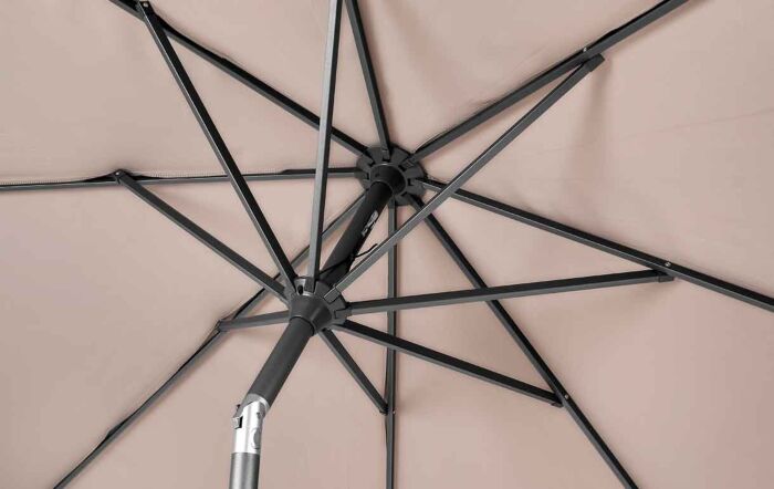 Platinum Riva Table Parasol - Taupe 3 Metre-18-119-TA