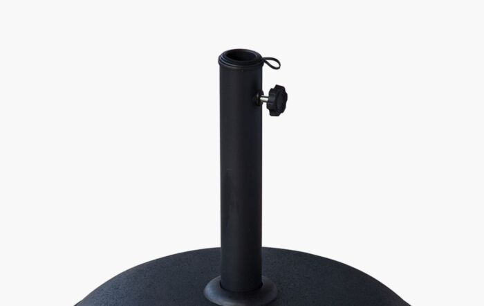 Platinum Riva Faded Black Premium 3mt Round Parasol & 25kg Base-18-186-FB-18-205