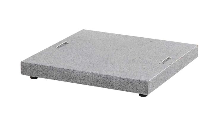 4 Seasons Outdoor Hacienda 300 x 400 cm Grey Parasol - Includes 125kg Siesta Granite Grey Base with Wheels-08569