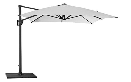 Cane-Line Hyde Luxe Hanging Parasol 3m x 4m - Dusty White