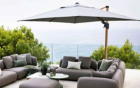 Cane-Line Hyde Luxe Hanging Parasol 3m x 4m
