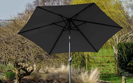 Platinum Riva Parasol - Grey 2.5 Metre
