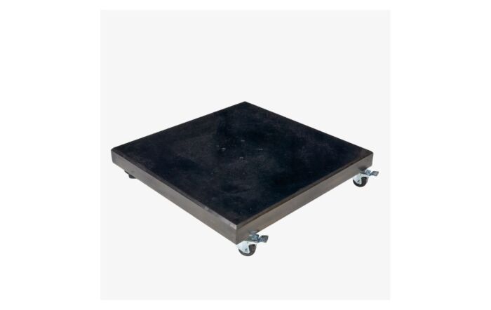 Platinum Voyager T1 3m x 2 m Rectangular Taupe Free Arm Parasol With 90kg Wheeled Base & FREE Cover