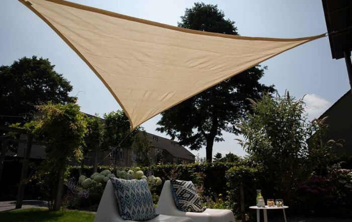 Shade Sail - 3.6m Triangle Off White