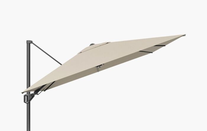 Platinum Challenger T2 3.5 X 2.6 Rectangular Premium Champagne Free Arm Parasol