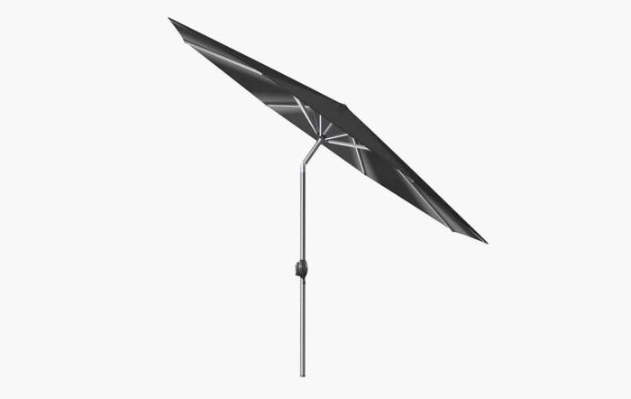 Platinum Glow Defender 3m Round Anthracite Centre Pole Parasol
