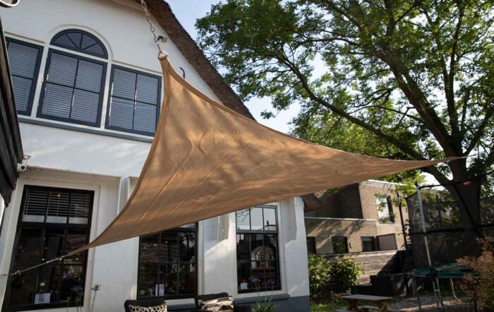 Platinum 5m Triangle Shade Sail Sand