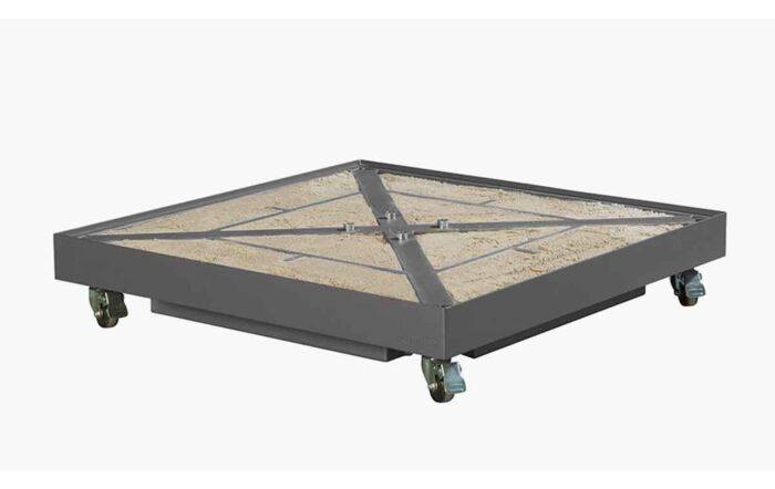 Platinum Ceramica 40KG Wheeled Parasol Base - Grey