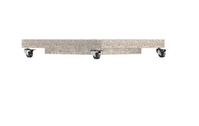 Platinum Challenger T2 2.6 x 3.5 Champagne/Sandstone Parasol With Venezia 90kg Base And 30kg Add On Weight