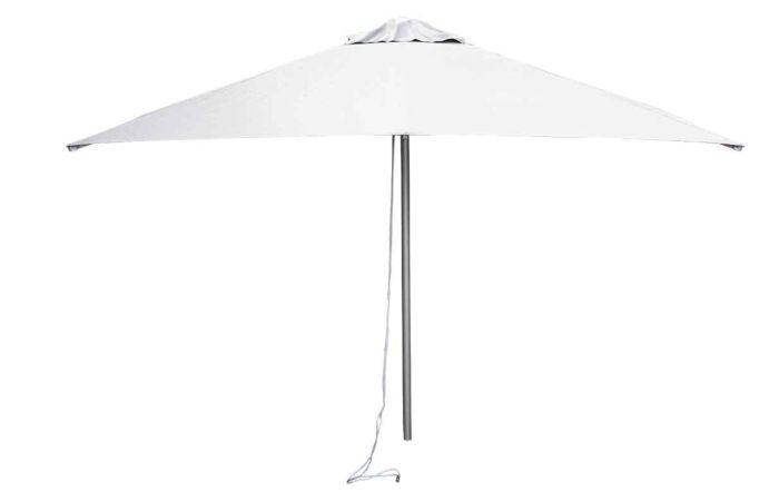 Cane-Line Harbour Centre Pole Dusty White 2.2M Parasol with Pulley System & Parasol Base