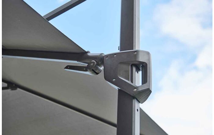 Cane-Line Hyde Luxe Hanging Parasol 3m x 4m - Taupe