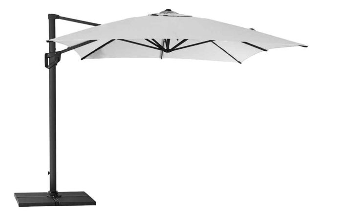 Cane-Line Hyde Luxe Hanging Parasol 3m x 4m - Dusty White