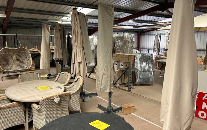 Clearance Cantilever Parasols - Wakefield Showroom