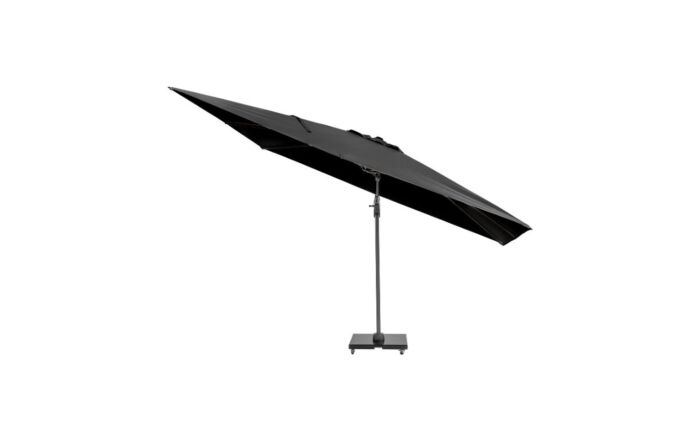 Platinum Challenger T2 3.5 x 2.6m Rectangular Anthracite Free Arm Parasol With 90kg Wheeled Base