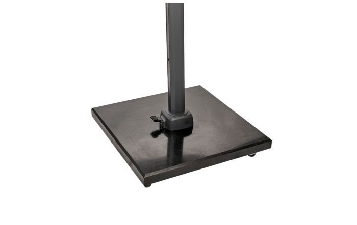 Platinum Challenger T2 3.5 x 2.6 mt Rectangular Champagne Free Arm Parasol With 90kg Wheeled Base