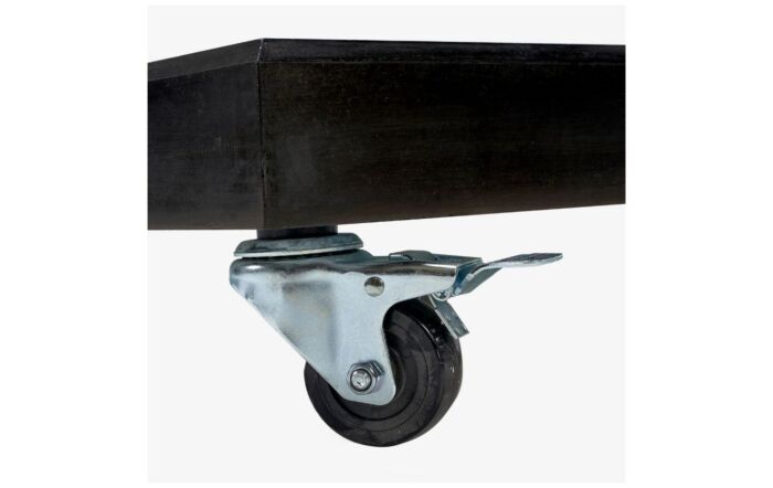 Platinum Challenger T2 3mt Square Luna Grey Free Arm Parasol & 90kg Wheeled Granite Base